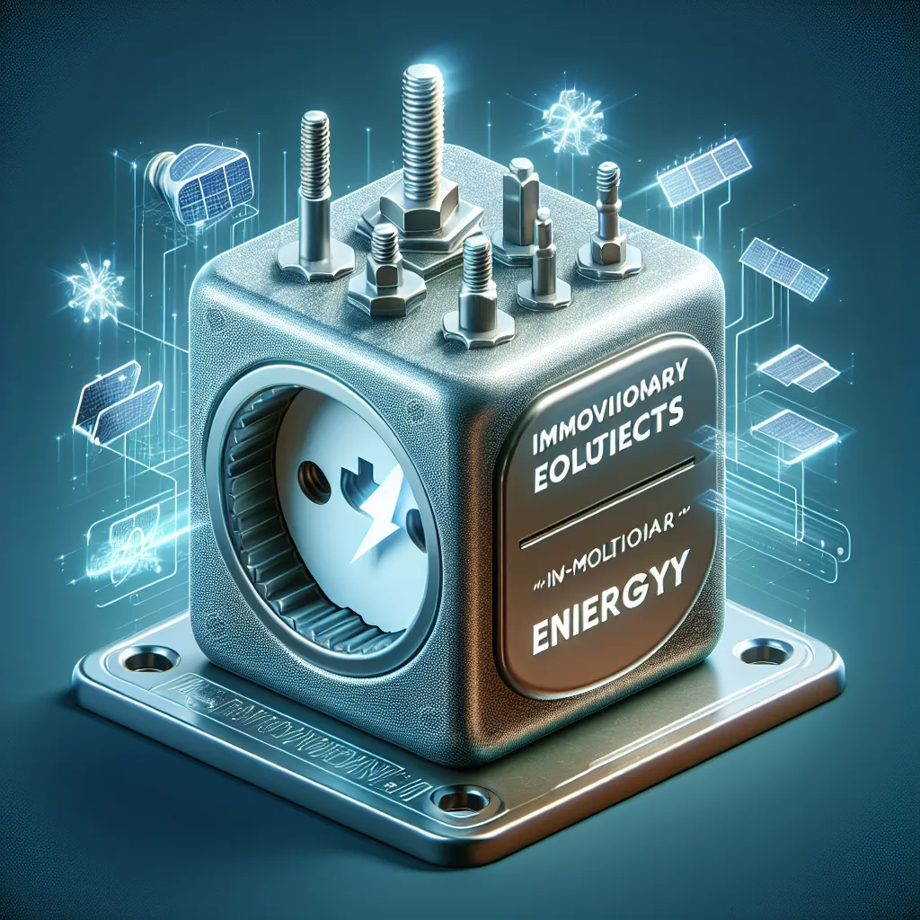 Rewolucyjne gniazdo z bolcem: nowoczesne rozwiązania w energetyce